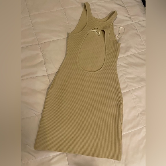 Babaton Sculpt Knit Racer Back Dress - Picture 3 of 3